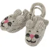 Nirvanna Designs Mousey Mittens In Gray