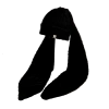 Nirvanna Designs Oversized Ear Beanie In Black
