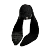 Nirvanna Designs Oversized Ear Beanie In Charcoal