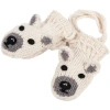 Nirvanna Designs Polar Bear Mittens In White