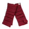 Nirvanna Designs Reverse Step Handwarmers In Burgundy