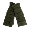 Nirvanna Designs Reverse Step Handwarmers In Green