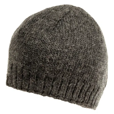 Nirvanna Designs Rib Band Beanie In Charcoal