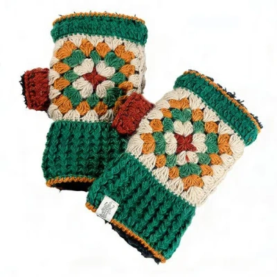 Nirvanna Designs Ryan Handwarmers In Multi