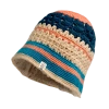 Nirvanna Designs Stripe Sun Hat In Blue Combo