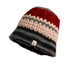 Nirvanna Designs Stripe Sun Hat In Grey Combo