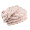 Nirvanna Designs Triple Braid Cable Slouch In Pink Quartz