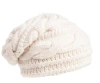 Nirvanna Designs Triple Braid Cable Slouch In White