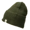 Nirvanna Designs Troubadour Rib Fold Beanie In Olive