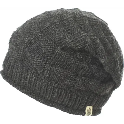 Nirvanna Designs Wave Slouch In Charcoal