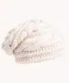 Nirvanna Designs Triple Braid Cable Slouch In White