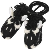 Nirvanna Designs Zebra Mittens In Black