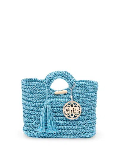 Nisbà Oval Bag In Blue