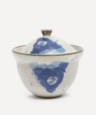 Nishikawa Japan Blue Lidded Bowl