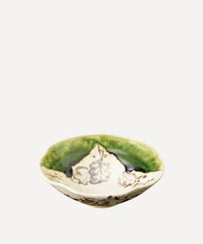 Nishikawa Japan Leaf Drawing Bowl In Multi