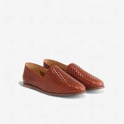 Nisolo Alejandro Woven Slip-on 2.0 Woven Brandy In Brown