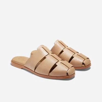 Nisolo Anita Fisherman Mule Almond In Multi