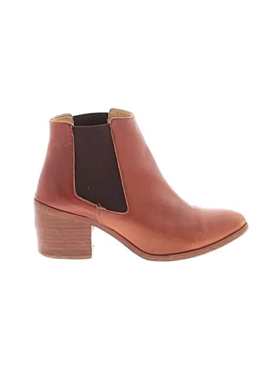 Pre-owned Nisolo Ankle Boots In Brown