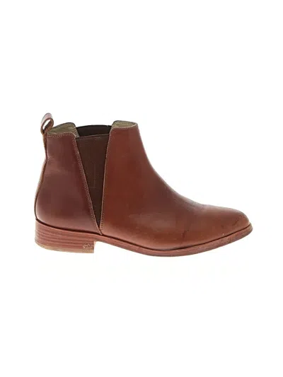 Pre-owned Nisolo Ankle Boots In Brown