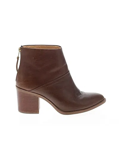 Pre-owned Nisolo Ankle Boots In Brown