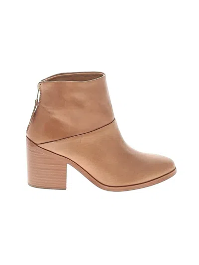 Pre-owned Nisolo Ankle Boots In Tan
