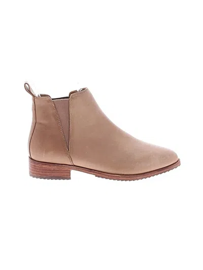 Pre-owned Nisolo Ankle Boots In Tan