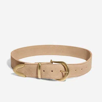 Nisolo Bonnie Belt Linen Suede