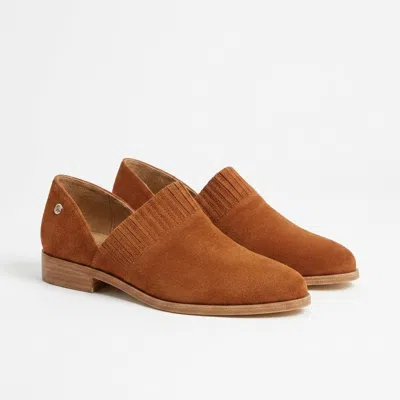 Nisolo Ellie Slip On Oxford Terracotta Suede