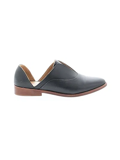 Pre-owned Nisolo Flats In Black