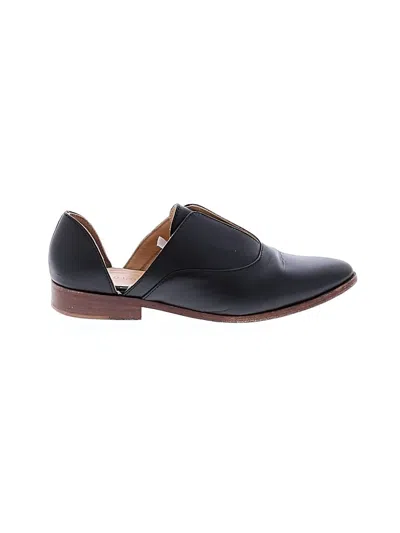 Pre-owned Nisolo Flats In Black