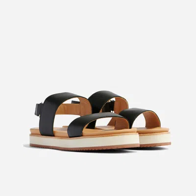 Nisolo Go-to Flatform Sandal Black