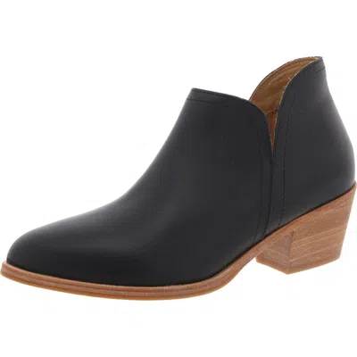 NISOLO MARISA WOMENS ZIPPER LEATHER ANKLE BOOTS