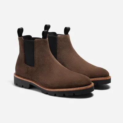 Nisolo Men's Go-to Chelsea Boot 2.0 Umber Brown Suede