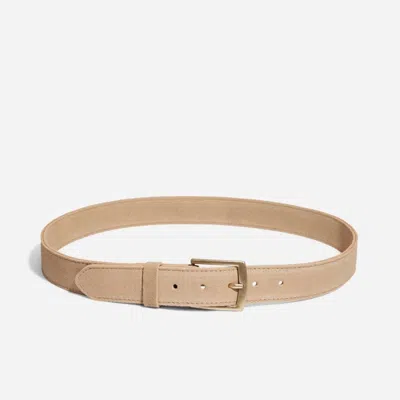Nisolo Men's Owen Belt Linen Suede 2.0