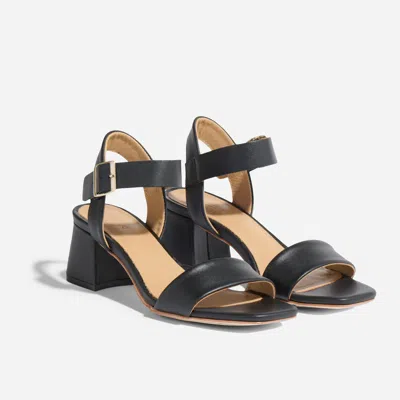 Nisolo Stella Go-to Block Heel Sandal Black