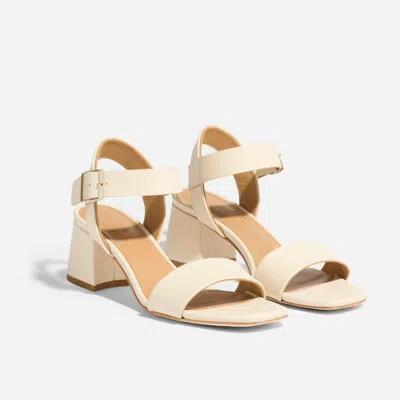 Nisolo Stella Go-to Block Heel Sandal Bone