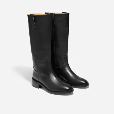 Nisolo Vera Knee High Boot Black