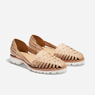 Nisolo Women's Huarache Lug Sandal Almond In Brown