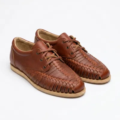 Nisolo Women's Huarache Oxford Brandy In Brown