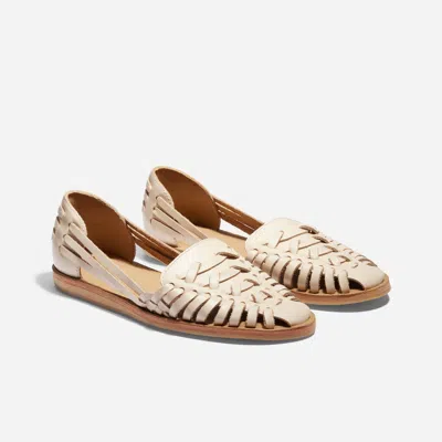 Nisolo Women's Huarache Sandal 2.0 Bone In Animal Print