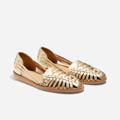 Nisolo Women's Huarache Sandal 2.0 Gold