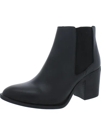 Nisolo Womens Leather Pull On Ankle Boots In Black
