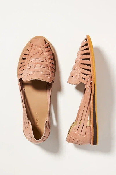 NISOLO NISOLO WOVEN LEATHER SANDALS,62355862