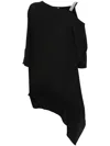 Nissa Asymmetric Tunic In Black