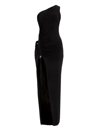 Nissa Backless Maxi Dress In Black