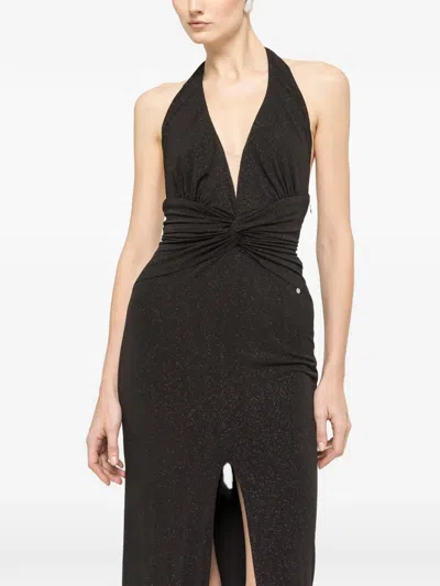 Nissa Backless Maxi Dress In Multi