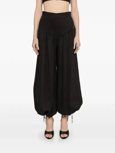Nissa Balloon Fit Trousers In Black