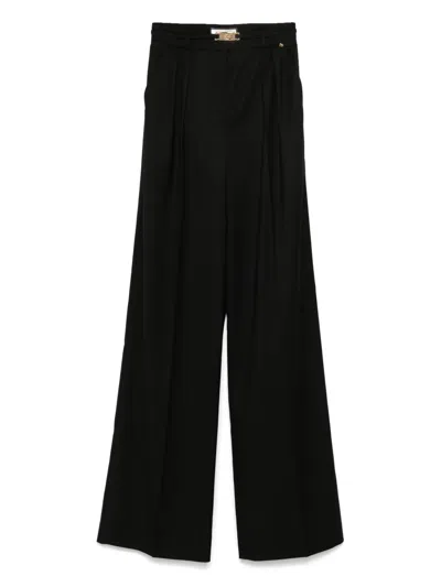 Nissa Belted Trousers In Black