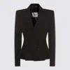 Nissa Black Blazer In Black