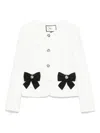 Nissa Bouclé Jacket In White